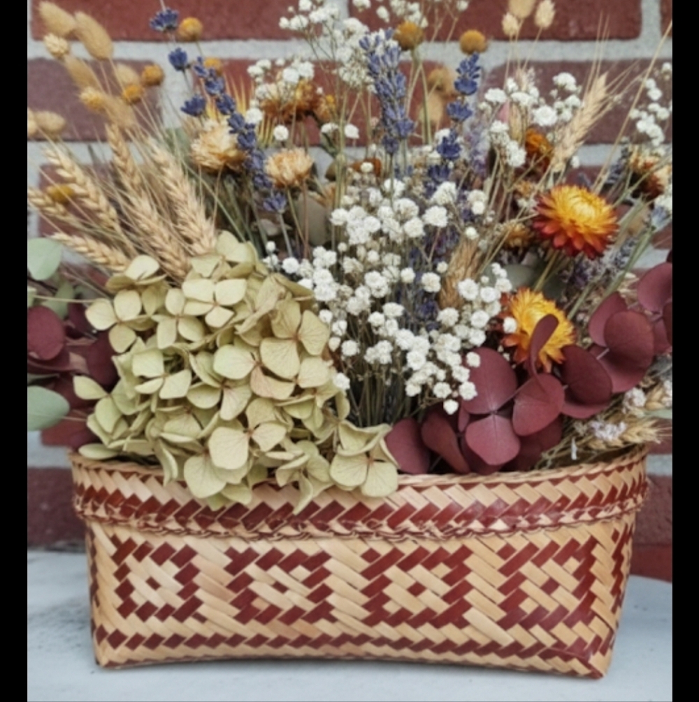 Woven Tribal Basket Tray